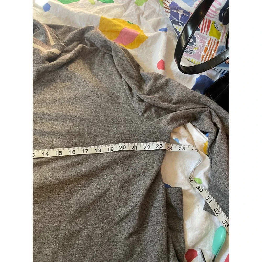 Polo Ralph‎ Lauren Men Gray Long Sleeve Quarter Zip Pullover Sweatshirt Large